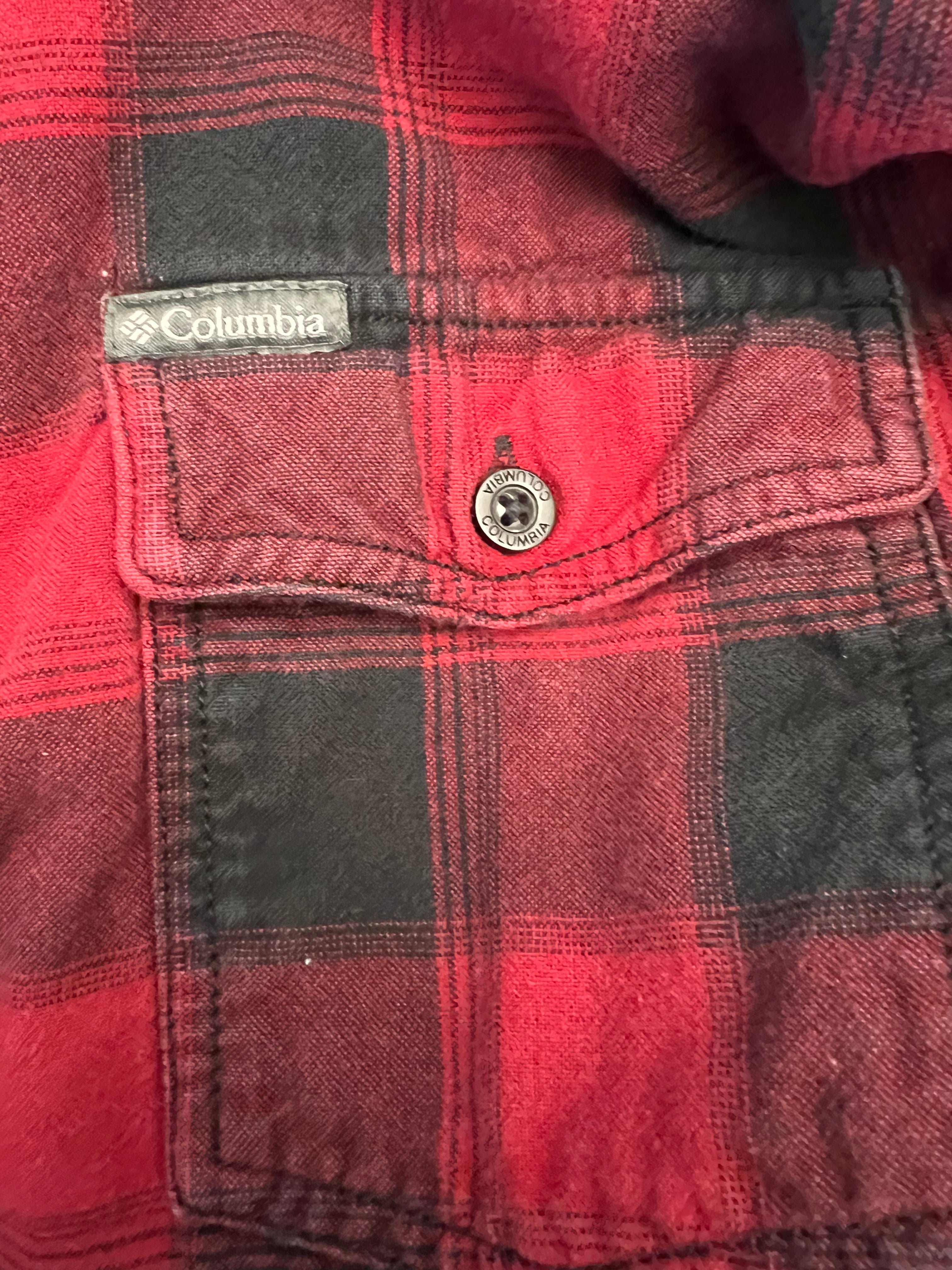 San Francisco 49ers one of a kind custom Columbia lumberjack plaid shirt