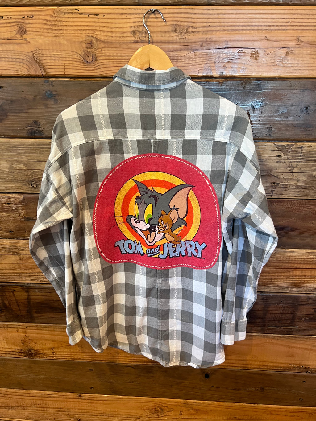 Tom and Jerry One of a Kind Custom Hollister Flannel