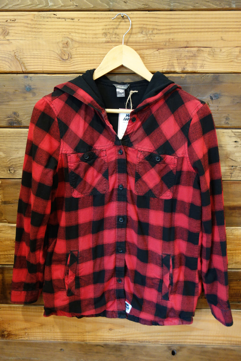 San Francisco 49ers One-of-a-Kind Eddie Bauer Lined Lumberjack Flannel/ Jacket