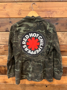 Red Hot Chili Peppers one of a kind Full Tilt camo utility jacket 
