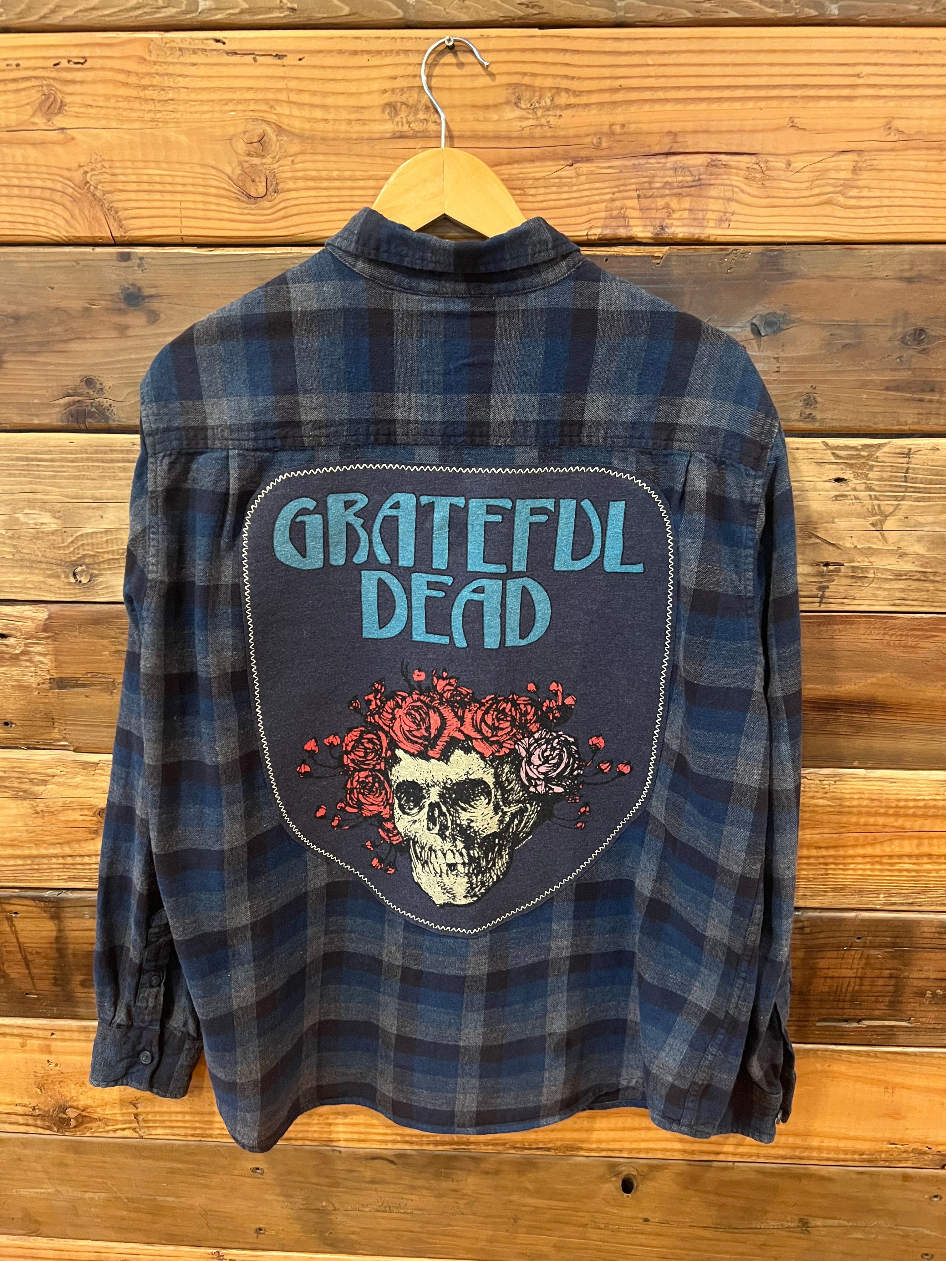 Grateful Dead one of a kind Weatherproof vintage custom flannel