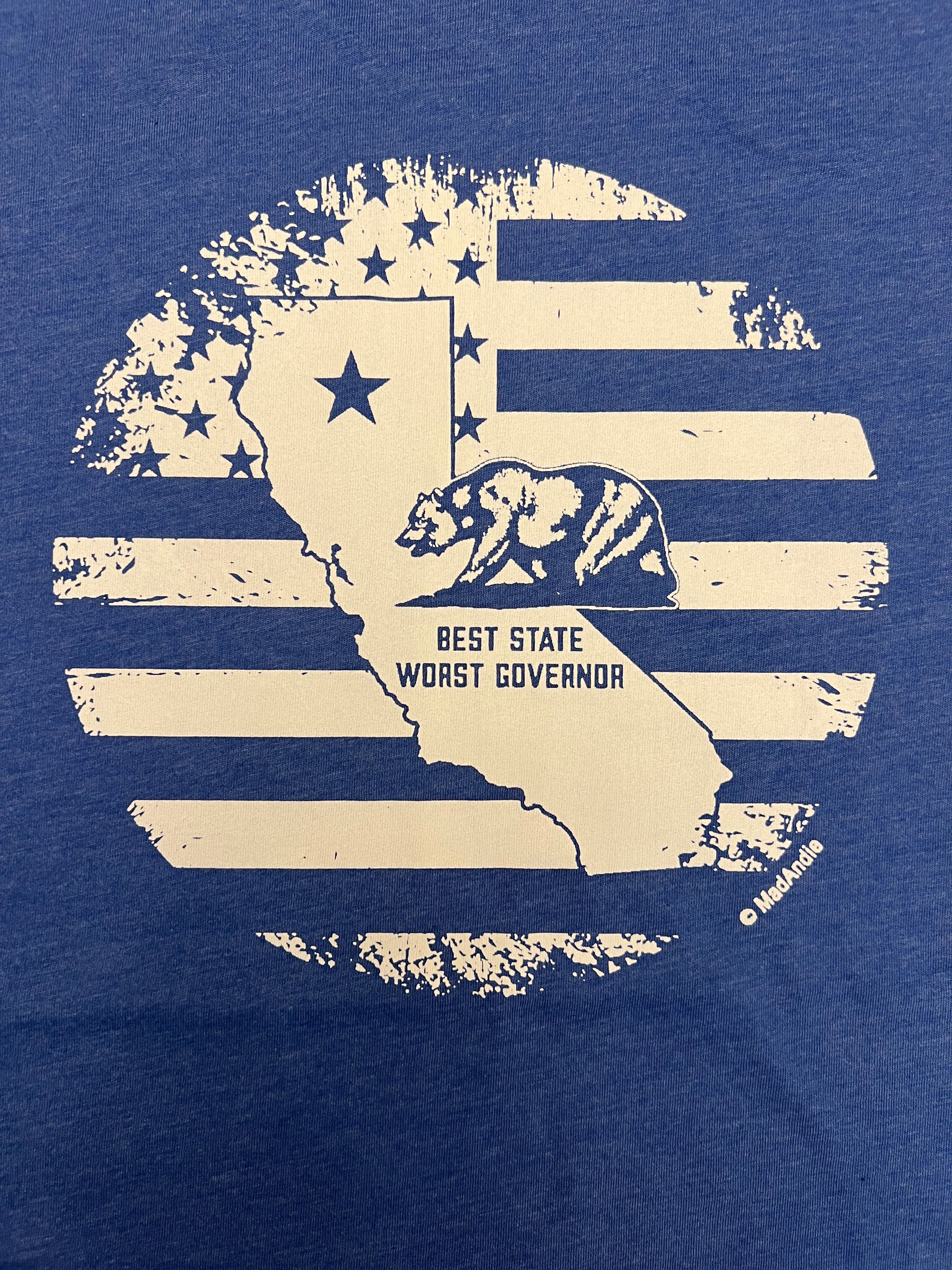 Best State, Worst Governor 1018 (Unisex tee)