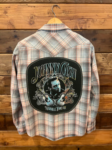 Johnny Cash one of a kind Iron Heart flannel