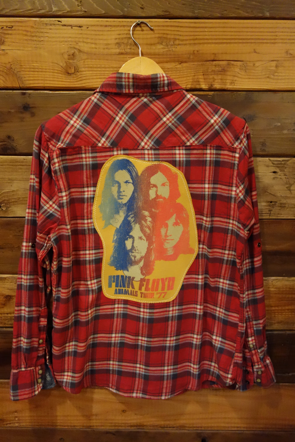 Pink Floyd one of a kind vintage Jach's Girlfriend flannel shirt 
