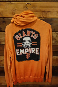 San Francisco Giants baseball Star Wars one of a kind vintage Michael Kora sweater zip up hoodie 