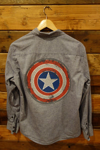 Marvel Captain America one of a kind Hawk shirt
