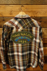 Van Halen 1984 vintage one of a kind Wrangler flannel 