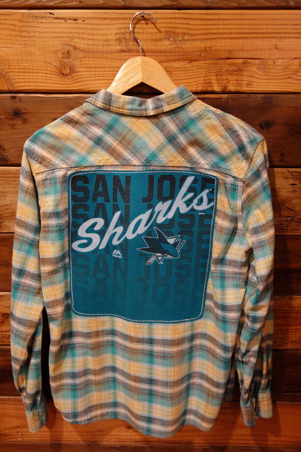 San Jose Sharks one of a kind Levi's vintgae shirt