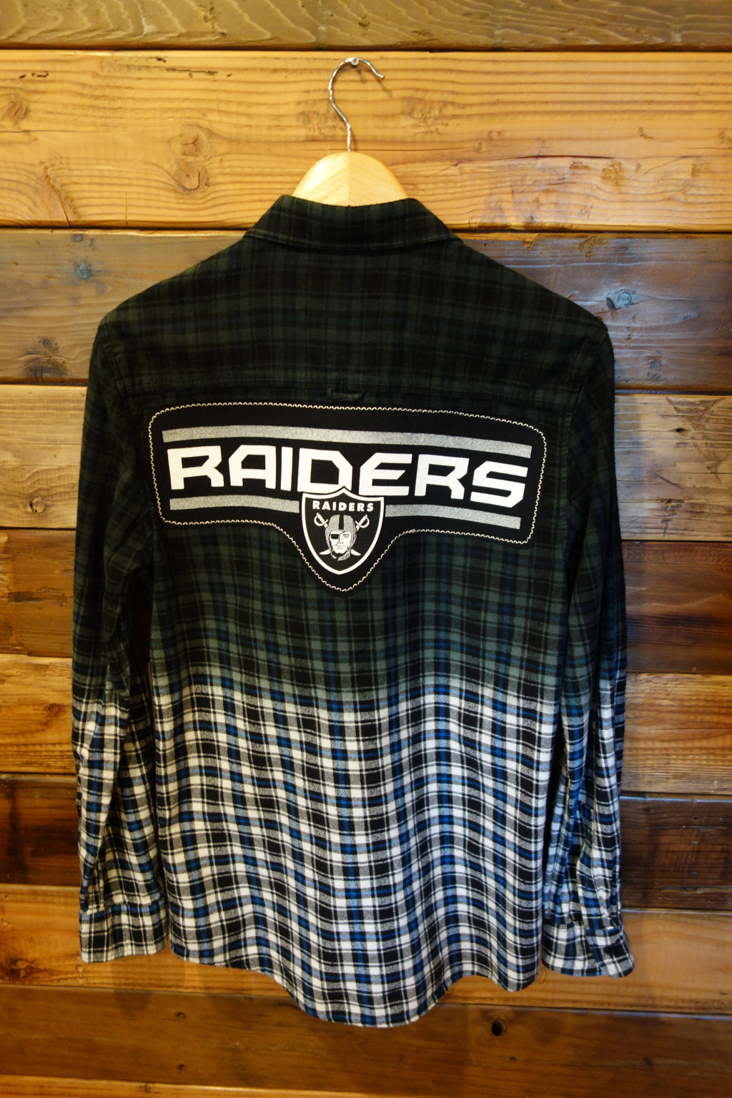 Las Vegas Raiders one of a kind 1991 vintage flannel shirt