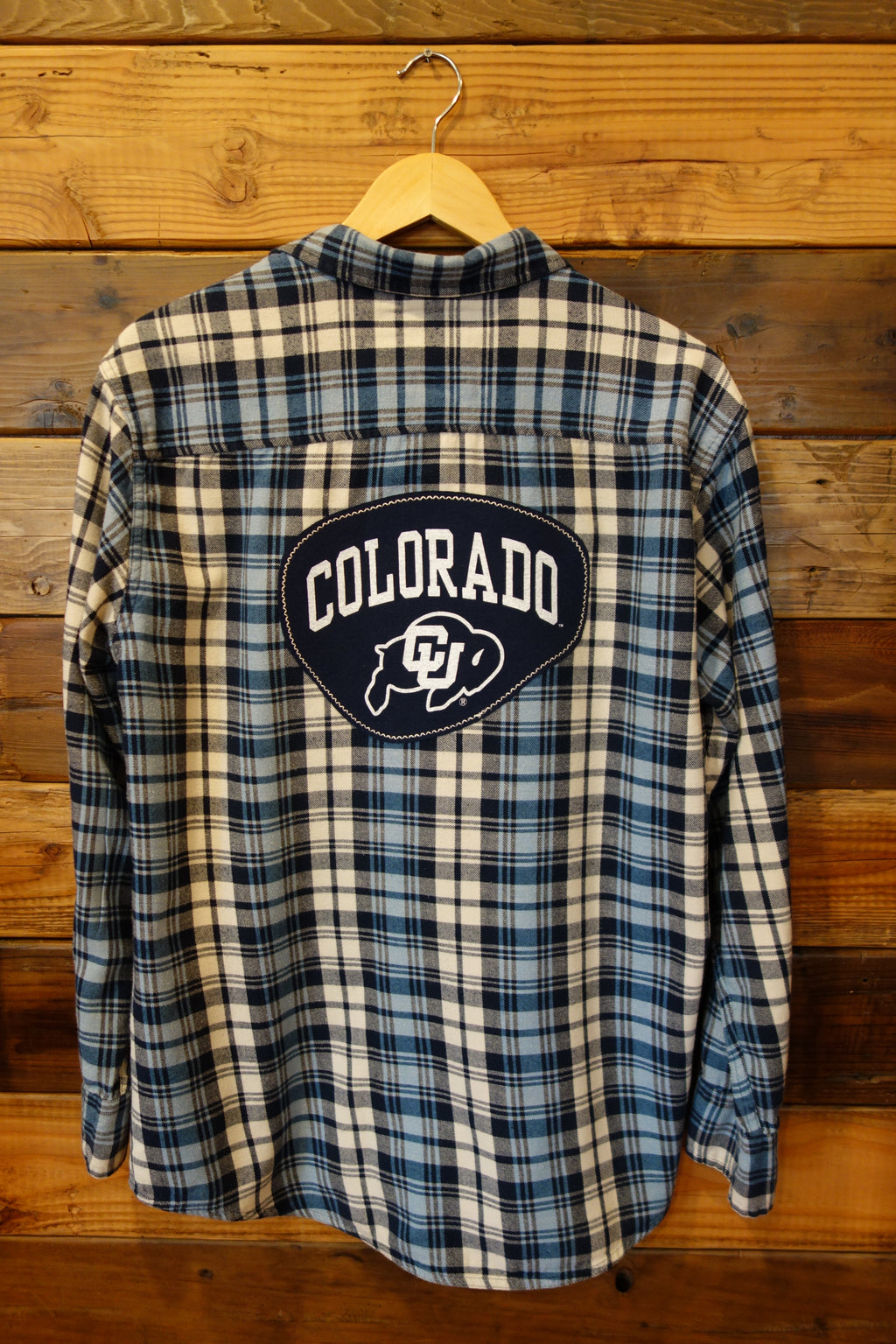 University of Colorado one of a kind Hawk vintage flannel shirt 