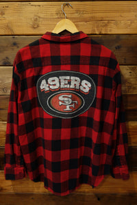 San Francisco 49ers one of a kind Madewell flannel shirt
