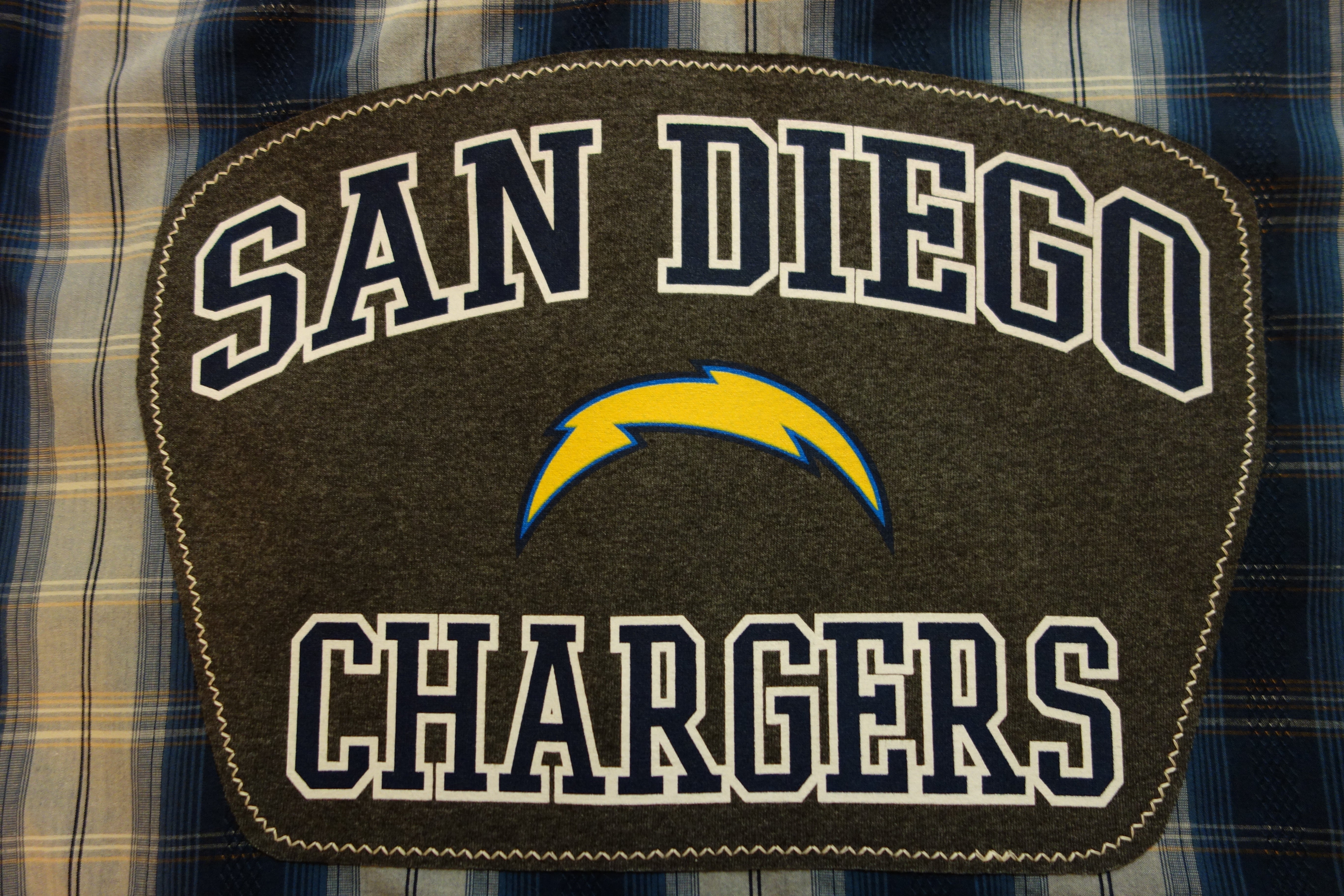 San Jose Chargers Levi's Strauss one of a kind shirt