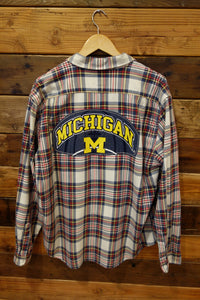 University of Michigan one of a kind vintage J. Crew shirt 