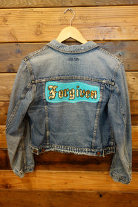 Designer BCBG vintage jean jacket one of a kind
