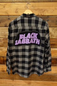 Timberland one of a kind vintage flannel shirt Black Sabbath 