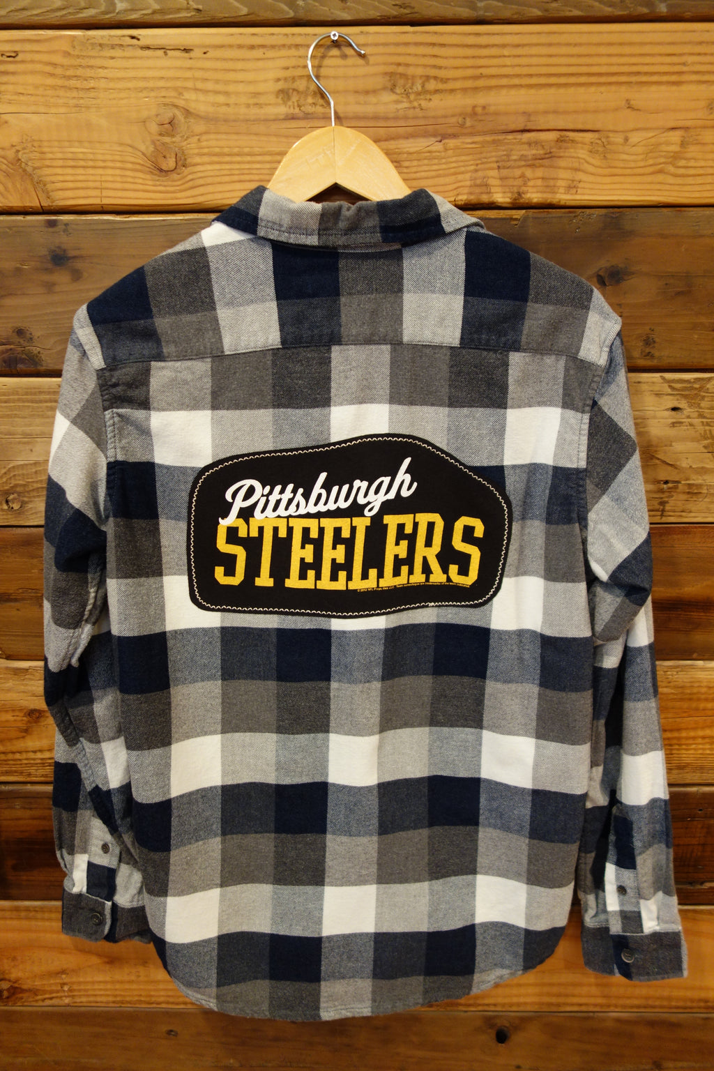 Tailor Vintage flannel one of a kind, Pittsburgh Steelers