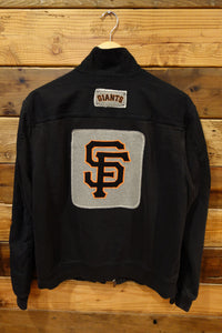 one of a kind vintage Calvin Klein jacket, San Francisco Giants