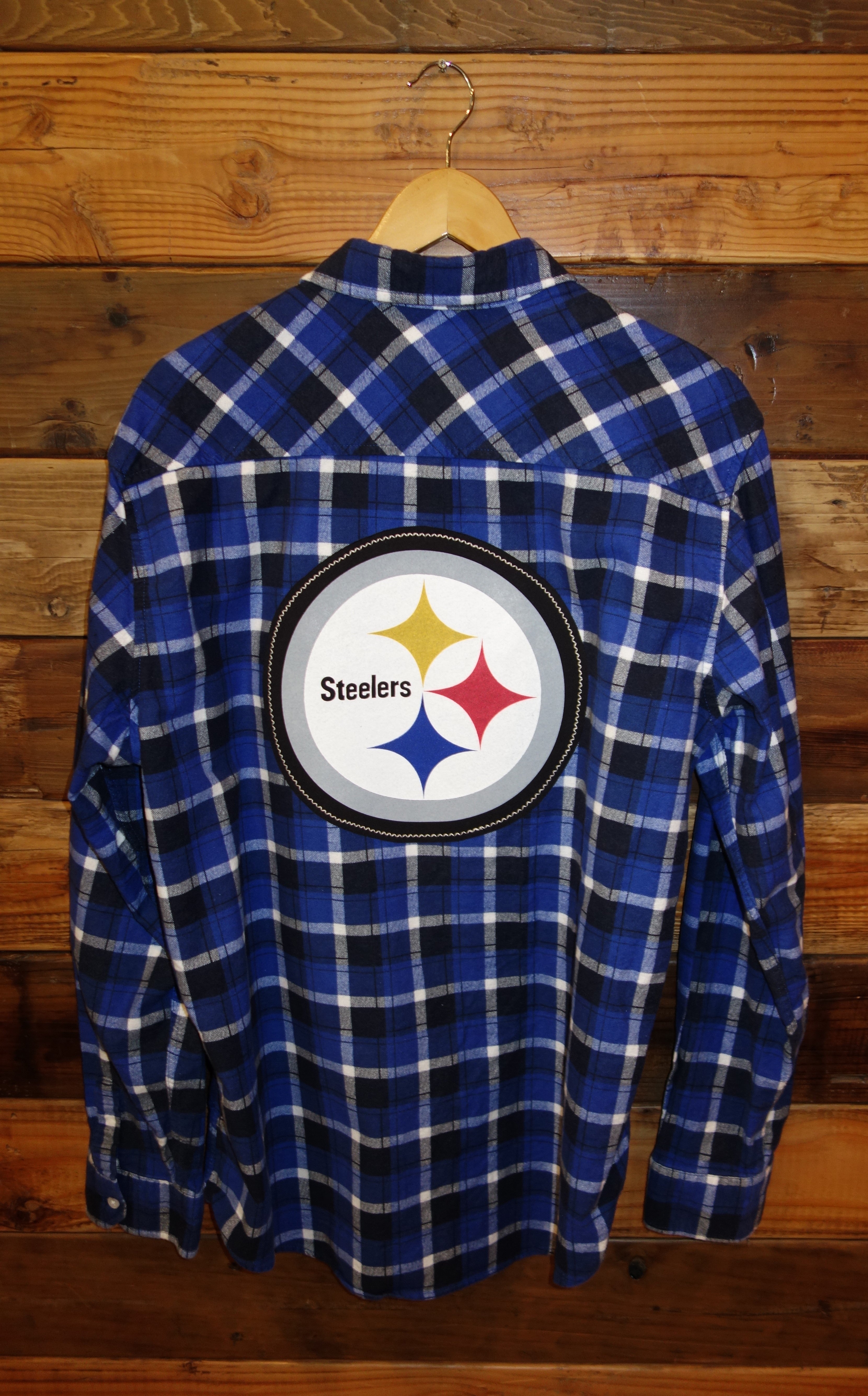 one of a kind Quiksilver flannel, Pittsburgh Steelers NFL