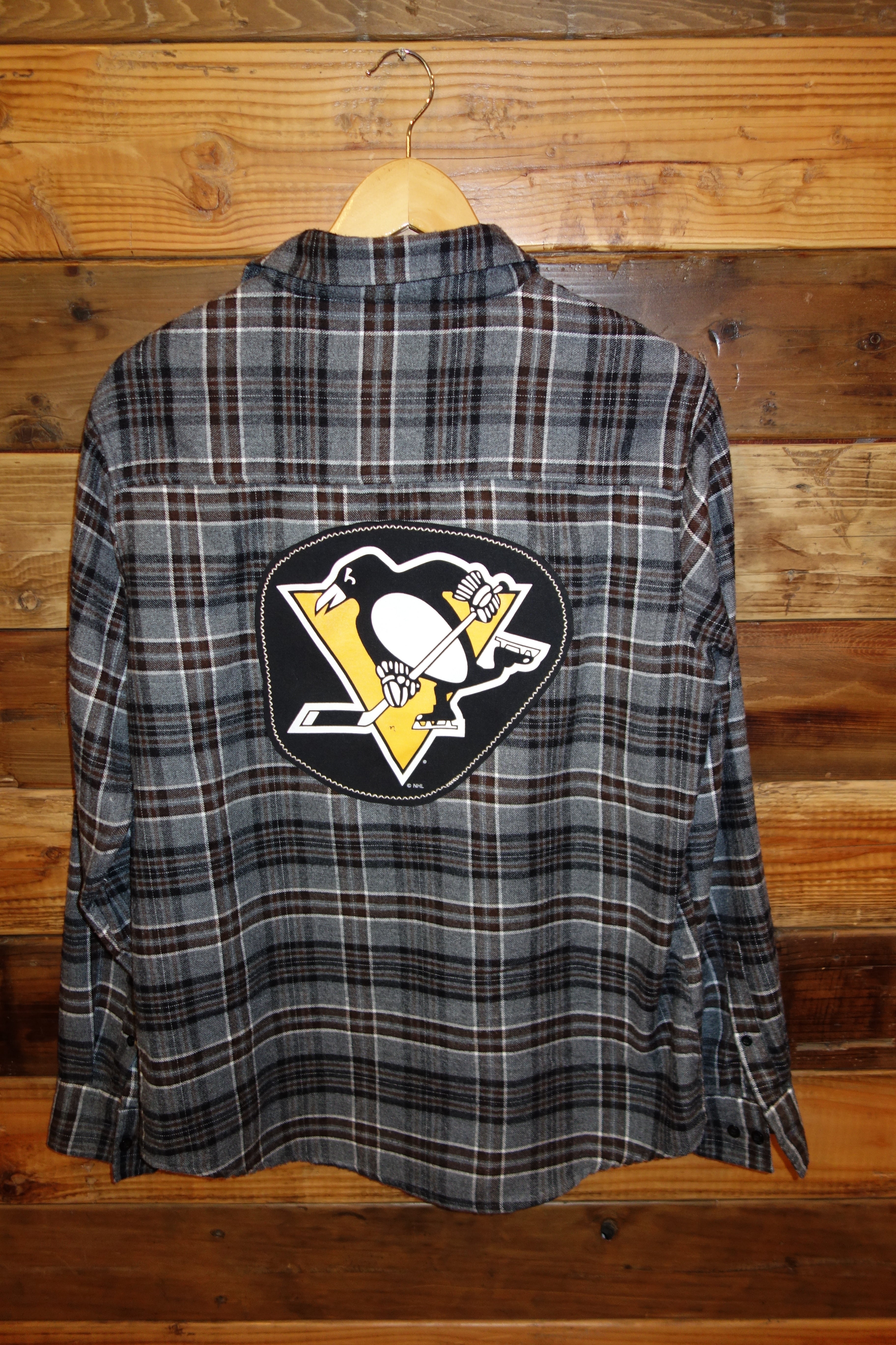 one of a kind Shouthouse flannel, Pittsburgh Penguins, NHL