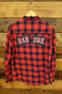 one of a kind, Boston Red Sox vintage flannel