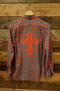 Banana Republic one of a kind flannel, cross