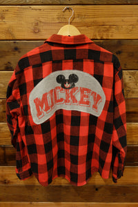 Five Brothers vintage lumberjack flannel, Disney Mickey Mouse