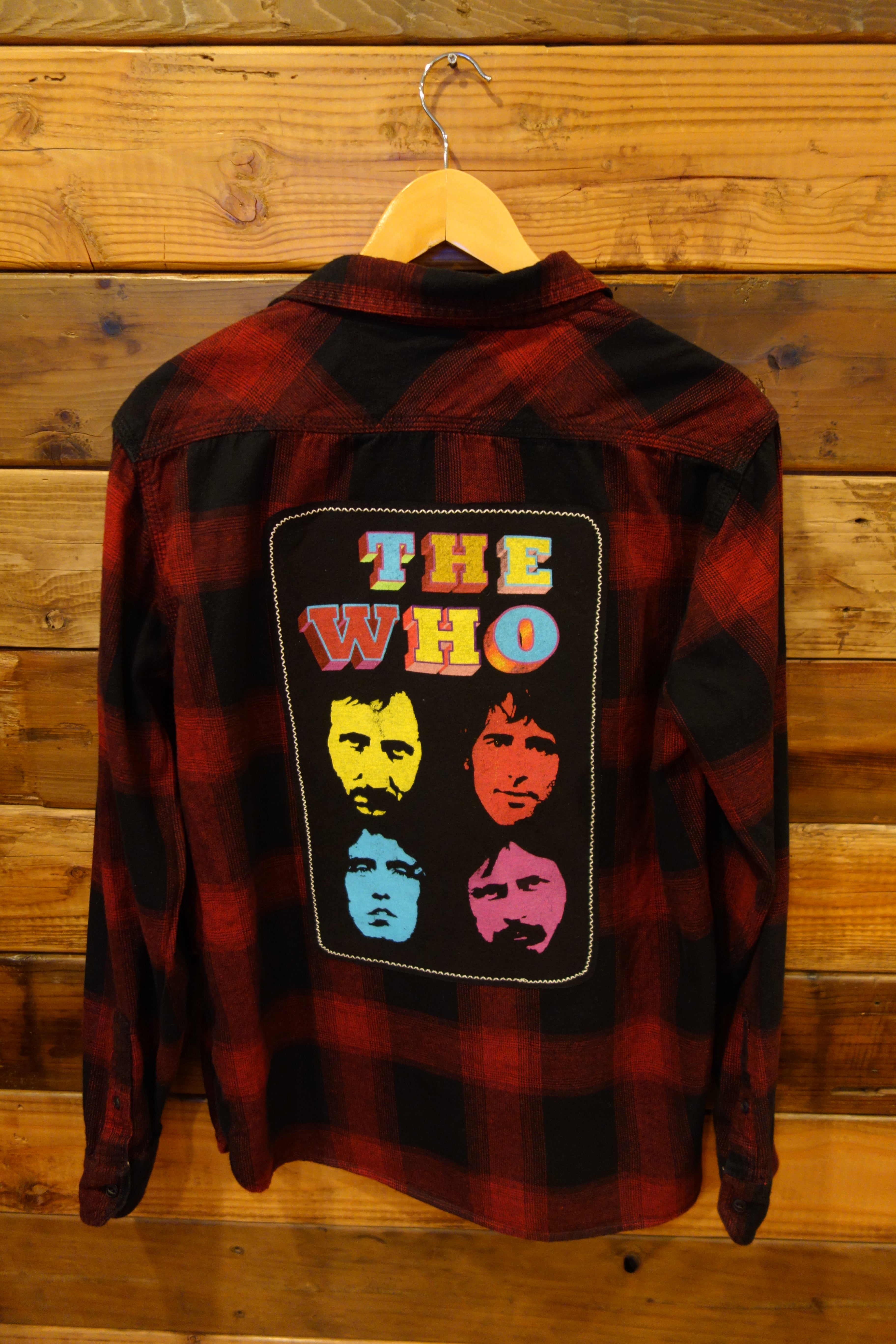 The Who, vintage Levi's flannel, one of a kind