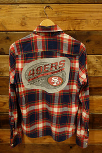 vintage flannel Hollister, one of a kind, San Francisco 49ers Football