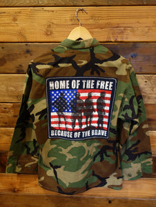 Because of the Brave (Unisex - Men's Size S/M, Women's Size L)