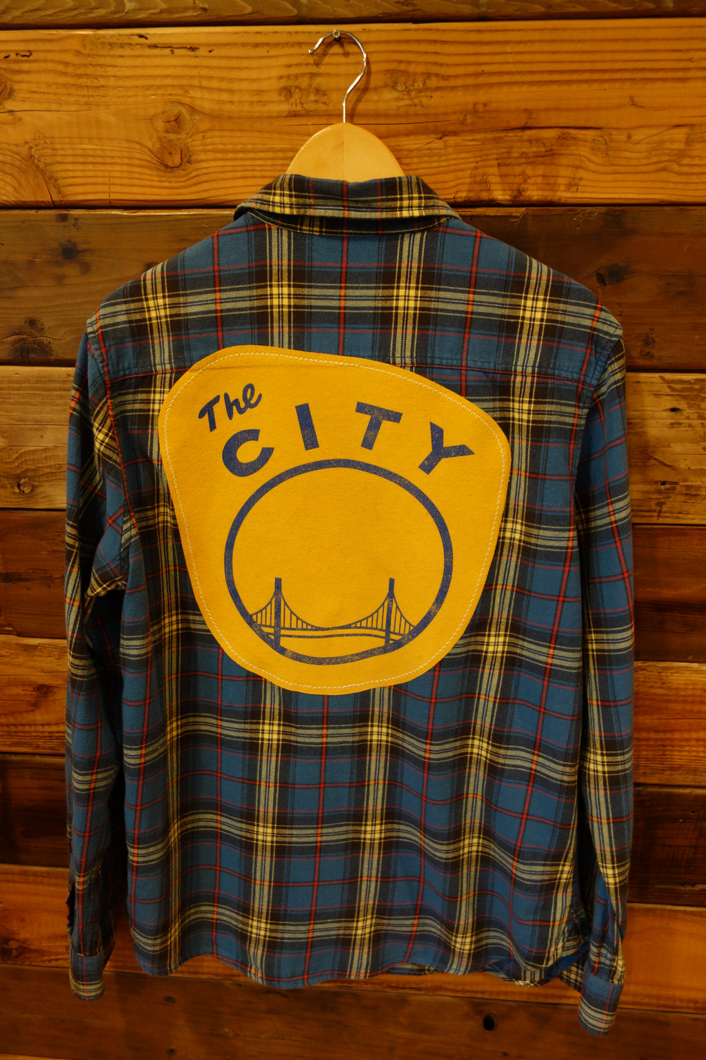 Classic Soft Tee Vintage Flannel, Golden State Warriors, The City