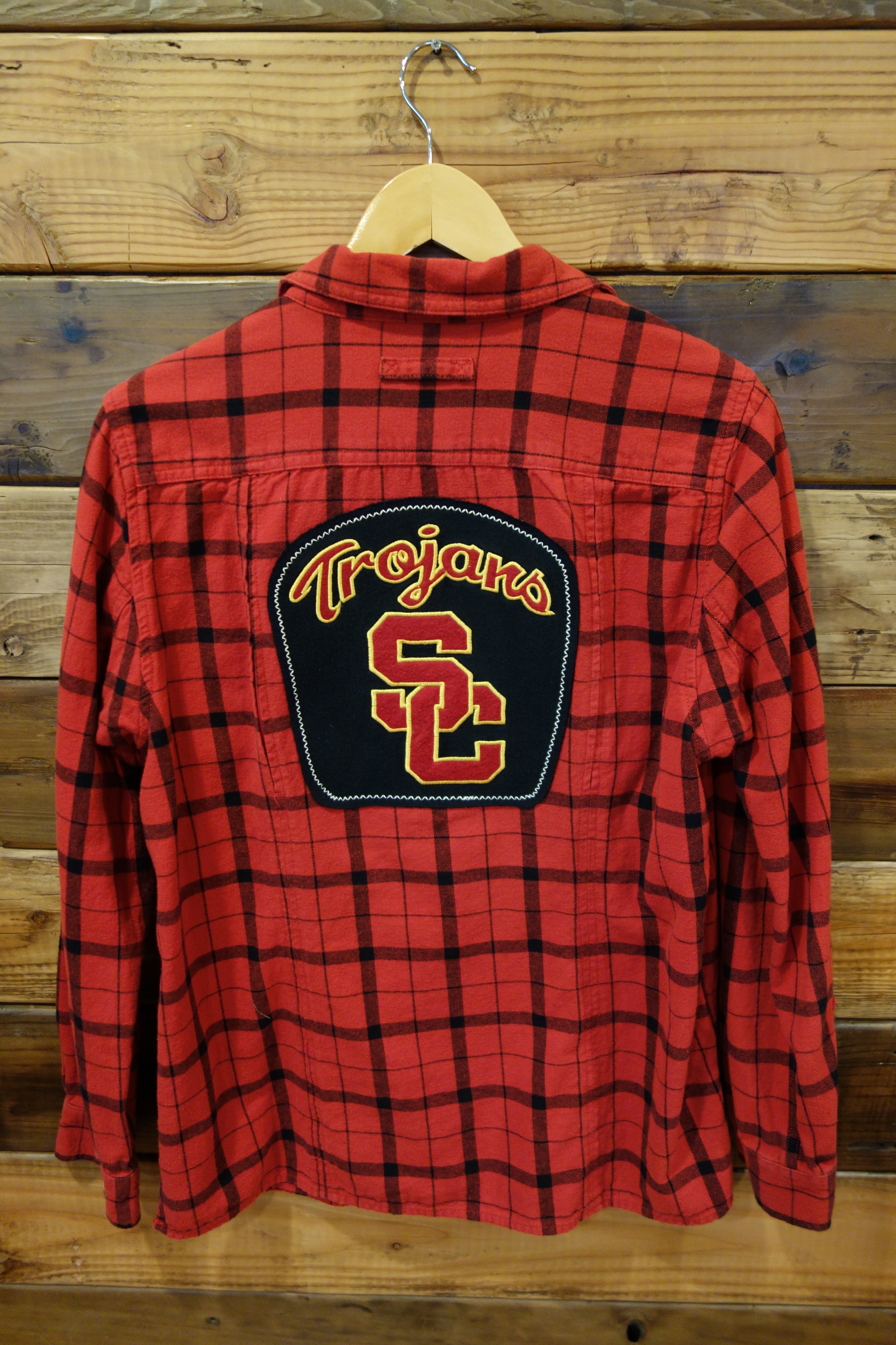 Duluth Trading Co, vintage flannel, USC