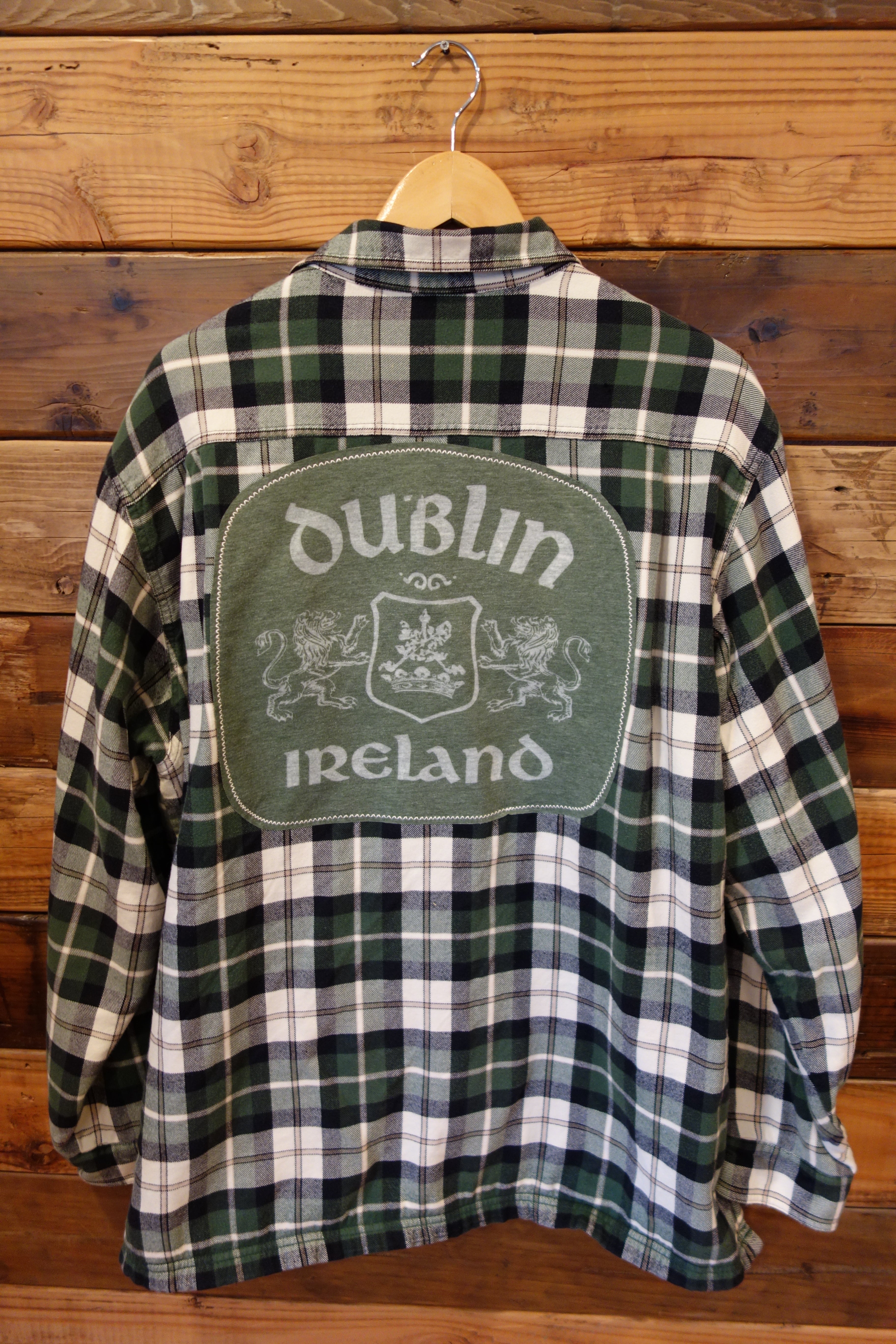 L.L. Bean vintage fleece flannel, Ireland