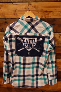 quiksilver custom, one of a kind, Seattle Mariners tee