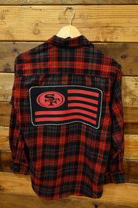 Red Head Vintage Custom Flannel, San Francisco 49ers
