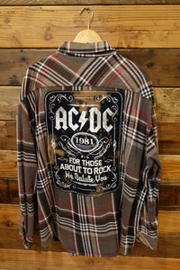 AC/DC custom Dickies flannel