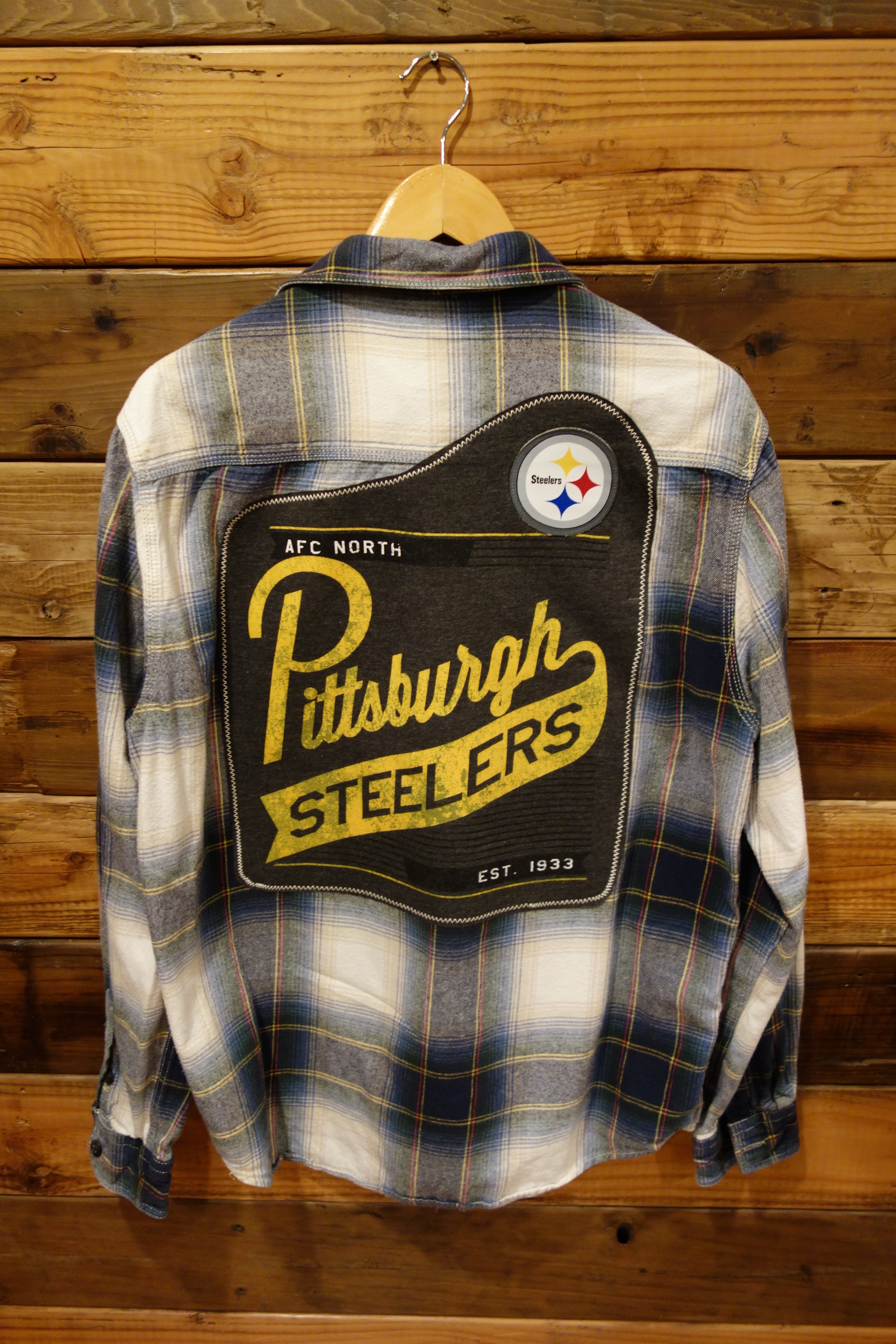 Aeropostale vintage flannel, Pittsburgh Steelers 