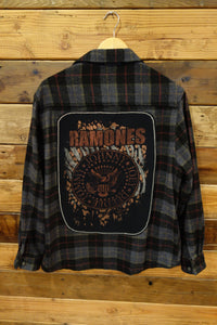 7diamonds, premium flannel jacket, Ramones custom 