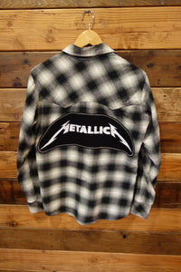 Metallica vintage one of a kind Dakota Grizzly flannel
