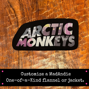 Arctic Monkeys band custom one of a kind men's or women's shirt, flannel or jacket