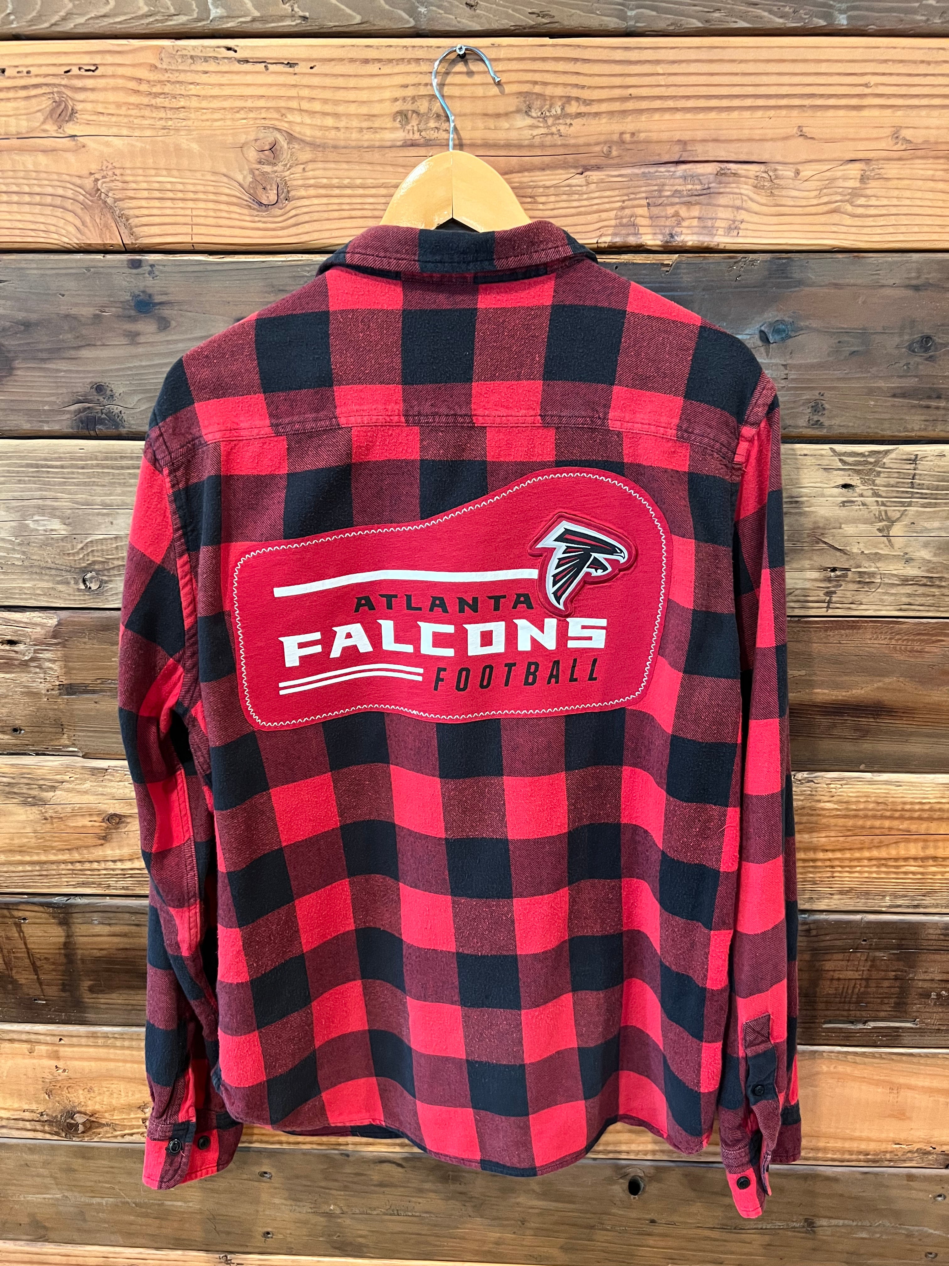 Atlanta Falcons one of a kind custom Slat Valley vintage flannel