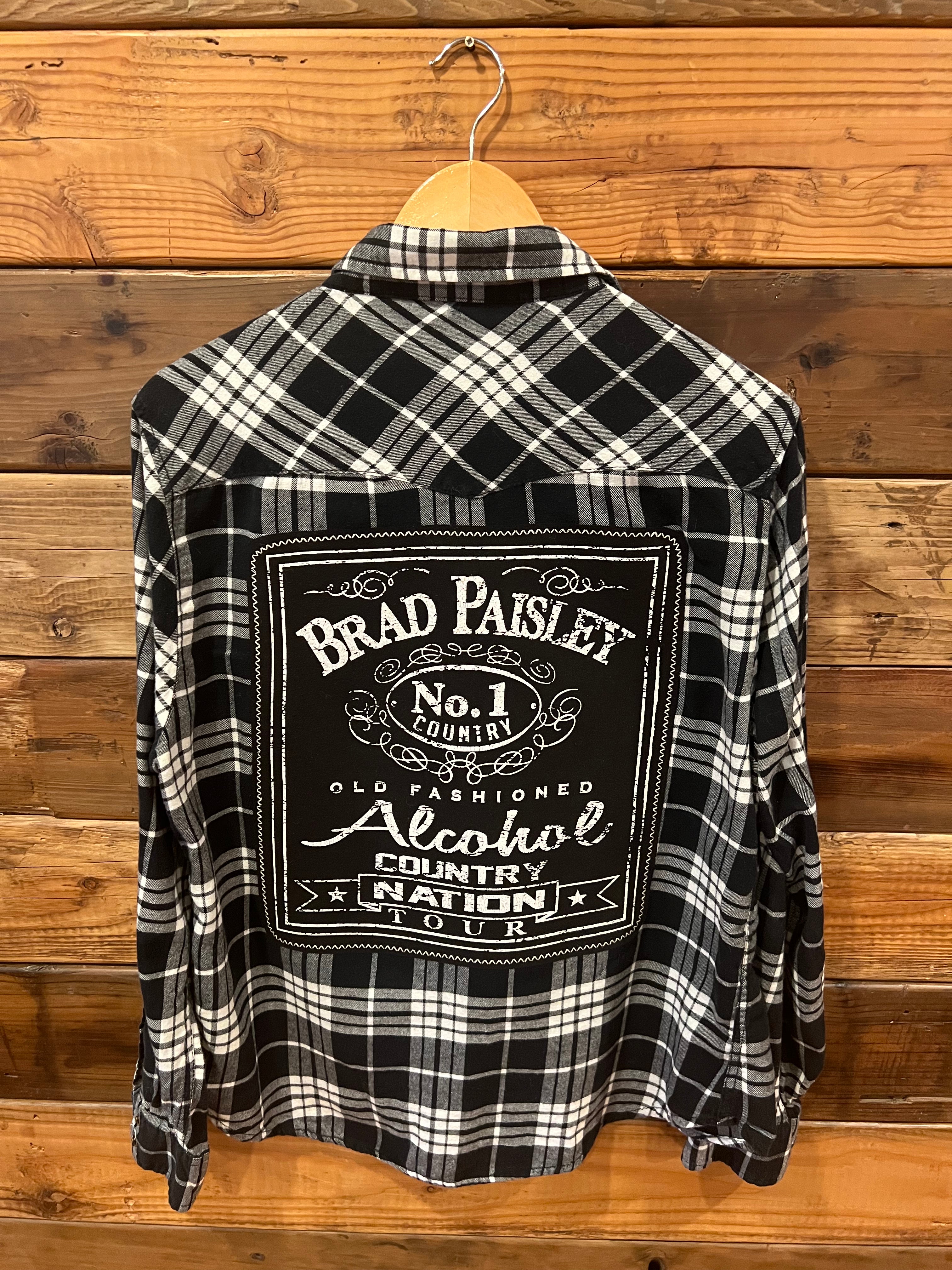 Brad Paisley Country Music One of a Kind MadAndie Custom Jachs Girlfriend Flannel 