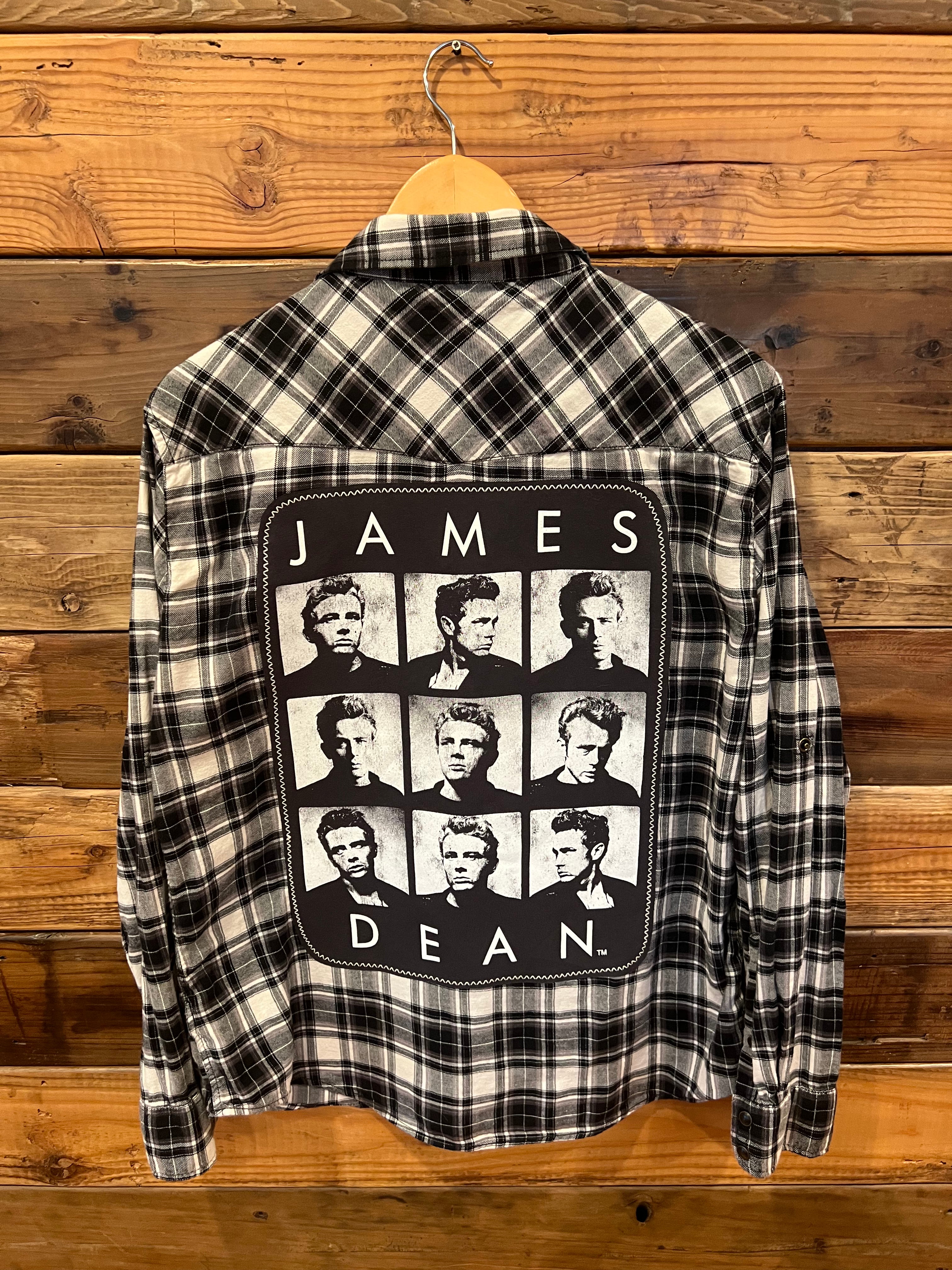 James Dean one of a kind custom MadAndie Jachs Girl vintage flannel
